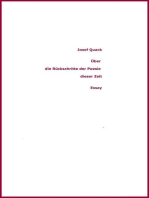Über die Rückschritte der Poesie dieser Zeit: Essay