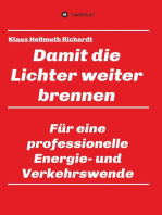 Damit die Lichter weiter brennen: Für eine professionelle Energie- und Verkehrswende