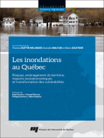 Les inondations au Québec: Risques, aménagement du territoire, impacts socioéconomiques et transformation des vulnérabilités