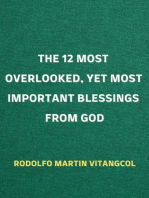 The 12 Most Overlooked, Yet Most Important Blessings from God