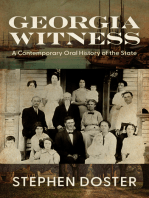 Georgia Witness: A Contemporary Oral History of the State
