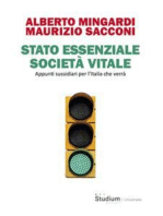 Stato essenziale, società vitale: Appunti sussidiari per l’Italia che verrà