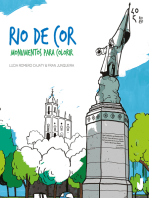 Rio de cor: Monumentos para colorir