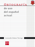 Ortografía de uso español actual