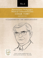 Pensamiento Pedagógico Musical Latinoamericano: César Tort,  México. Cuadernos de reflexión