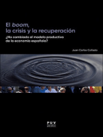 El boom, la crisis y la recuperación: ¿Ha cambiado el modelo productivo de la economía española?