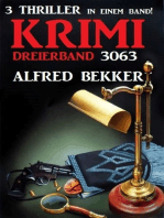 Krimi Dreierband 3063 - 3 Thriller in einem Band!