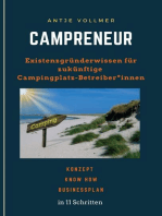 Campreneur: Existenzgründerwissen für zukünftige Campingplatz-Betreiber*innen
