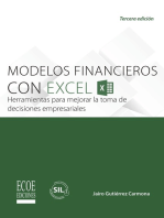 Modelos financieros con Excel: Herramientas para mejorar la toma de decisiones empresariales - 3ra edición