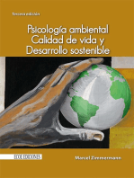 Psicología ambiental, calidad de vida y desarrollo sostenible - 3ra edición