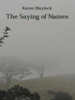 The Saying of Names