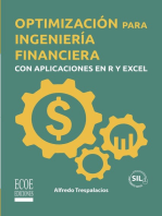 Optimización para ingeniería financiera con aplicaciones en R y Excel