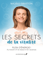 Les SECRETS DE LA VITALITÉ