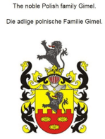 The noble Polish family Gimel. Die adlige polnische Familie Gimel.
