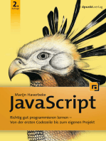 JavaScript: Richtig gut programmieren lernen – Von der ersten Codezeile bis zum eigenen Projekt