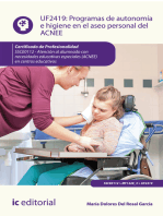 Programas de autonomía e higiene en el aseo personal del ACNEE. SSCE0112