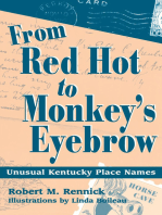From Red Hot to Monkey's Eyebrow: Unusual Kentucky Place Names