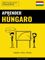 Aprender Húngaro - Rápido / Fácil / Eficaz: 2000 Vocablos Claves