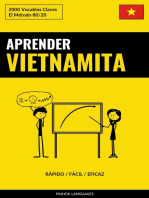 Aprender Vietnamita - Rápido / Fácil / Eficaz: 2000 Vocablos Claves