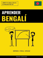 Aprender Bengalí - Rápido / Fácil / Eficaz: 2000 Vocablos Claves