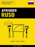 Aprender Ruso - Rápido / Fácil / Eficaz: 2000 Vocablos Claves