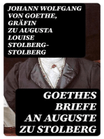 Goethes Briefe an Auguste zu Stolberg