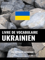 Livre de vocabulaire ukrainien: Une approche thématique