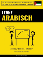 Lerne Arabisch - Schnell / Einfach / Effizient: 2000 Schlüsselvokabel