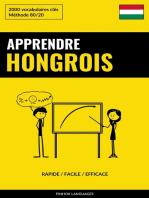 Apprendre le hongrois - Rapide / Facile / Efficace: 2000 vocabulaires clés