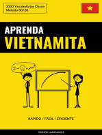 Aprenda Vietnamita - Rápido / Fácil / Eficiente: 2000 Vocabulários Chave