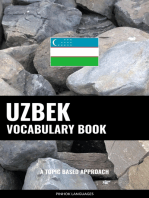 Uzbek Vocabulary Book: A Topic Based Approach