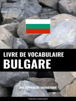 Livre de vocabulaire bulgare: Une approche thématique