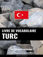 Livre de vocabulaire turc: Une approche thématique