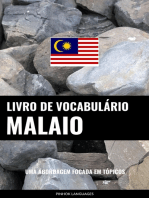 Livro de Vocabulário Malaio: Uma Abordagem Focada Em Tópicos