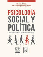 Psicología social y política: Procesos teóricos y estudios aplicados
