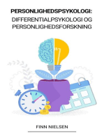 Personlighedspsykologi: Differentialpsykologi og Personlighedsforskning