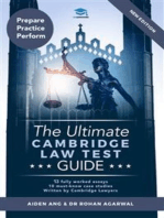The Ultimate Cambridge Law Test Guide: Detailed Essay Plans, 13 Fully Worked Essays, 10 Must-Know Case Studies, Written by Cambridge Lawyers for the Cambridge Law Test, New Edition