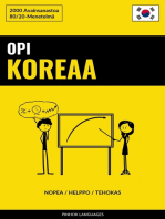 Opi Koreaa - Nopea / Helppo / Tehokas: 2000 Avainsanastoa