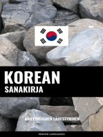 Korean sanakirja: Aihepohjainen lähestyminen