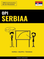 Opi Serbiaa - Nopea / Helppo / Tehokas: 2000 Avainsanastoa