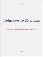 Solutions to exercises - English Grammar Volumi 1-2-3