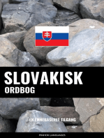 Slovakisk ordbog: En emnebaseret tilgang