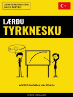 Lærðu Tyrknesku - Fljótlegt / Auðvelt / Skilvirkt: 2000 Mikilvæg Orð