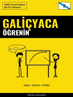 Galiçyaca Öğrenin - Hızlı / Kolay / Etkili: 2000 Temel Kelime