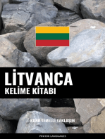 Litvanca Kelime Kitabı: Konu Temelli Yaklaşım