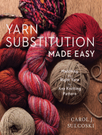 Yarn Substitution Made Easy: Matching the Right Yarn to Any Knitting Pattern