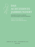 Das achtzehnte Jahrhundert 46/2: Anna Louisa Karsch: Edition und Öffentlichkeit