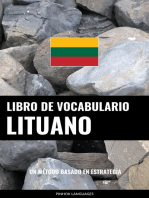 Libro de Vocabulario Lituano: Un Método Basado en Estrategia