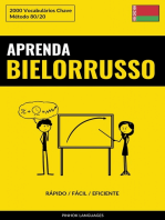 Aprenda Bielorrusso - Rápido / Fácil / Eficiente: 2000 Vocabulários Chave