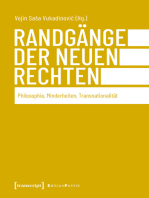 Randgänge der Neuen Rechten: Philosophie, Minderheiten, Transnationalität